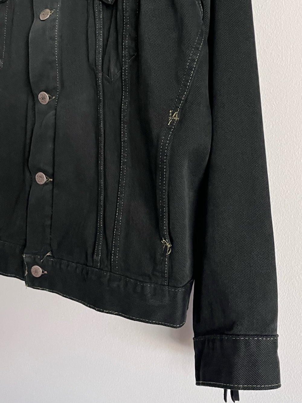 Western Denim Fringe Jacket - M - Picture 6 of 11